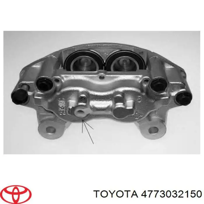  Zacisk hamulcowy tylny prawy Toyota Camry 2