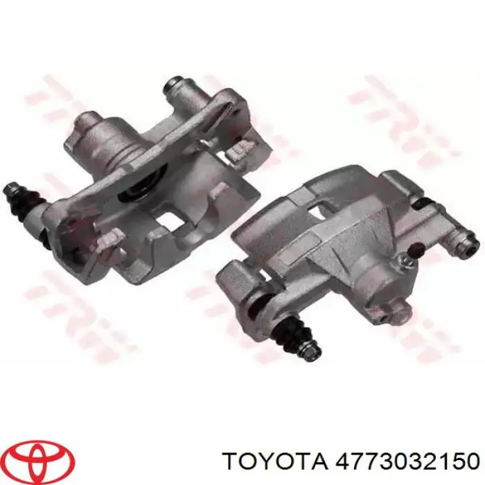 Do koszyka Zacisk hamulcowy tylny prawy Toyota Camry II V2