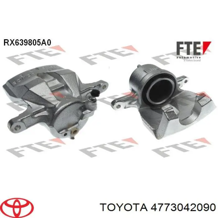 Zacisk hamulcowy przedni prawy Toyota 4773042090 cena, od 77,93 USD