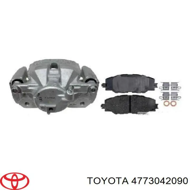 Do koszyka 4773042090 Toyota Zacisk hamulcowy przedni prawy