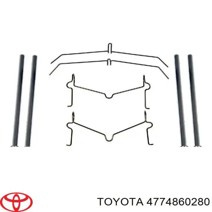 Podkładka przeciwpiskowa mocowania klocków hamulcowych przednia Toyota 4774860280 cena, od 2,92 USD