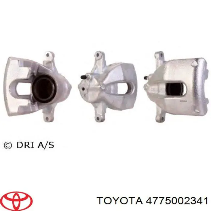 4775002341 Toyota zacisk hamulcowy przedni lewy