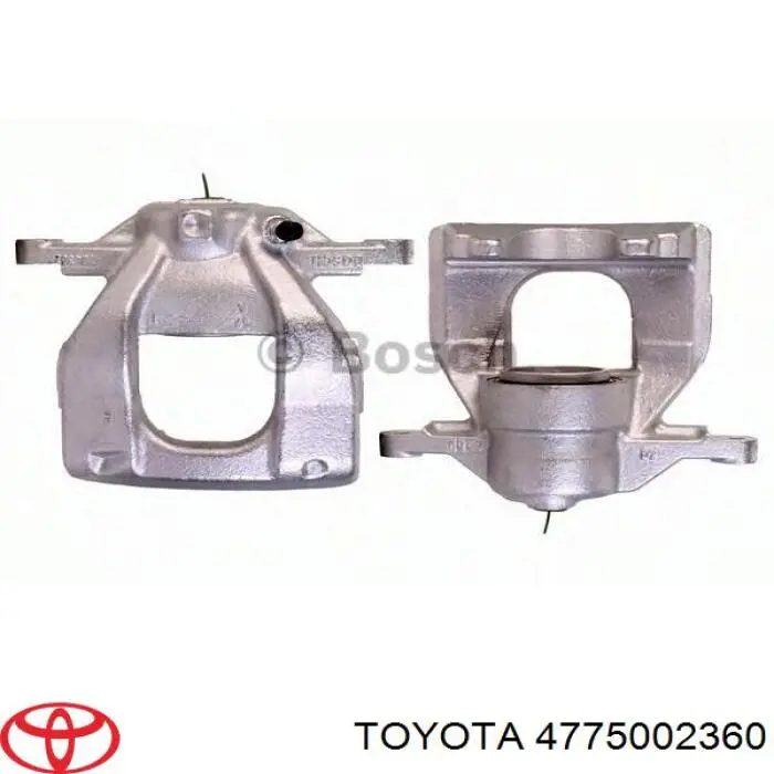 4775002360 Toyota zacisk hamulcowy przedni lewy