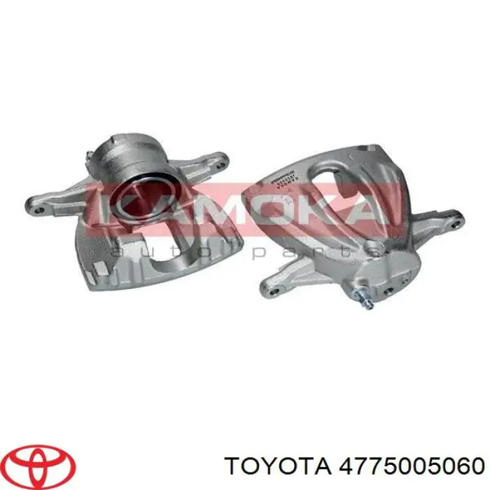 Do koszyka 4775005060 Toyota Zacisk hamulcowy przedni lewy