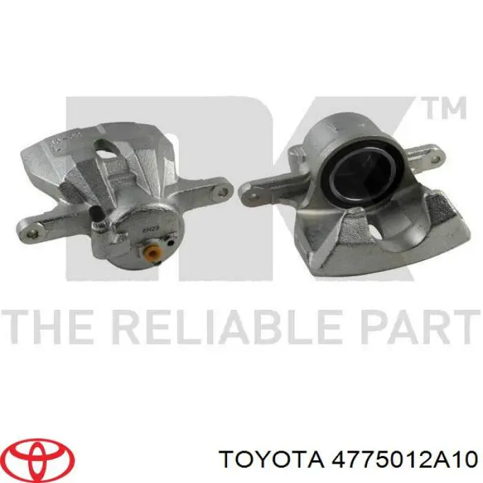 Zacisk hamulcowy przedni lewy Toyota 4775012A10 cena, od 63,90 USD