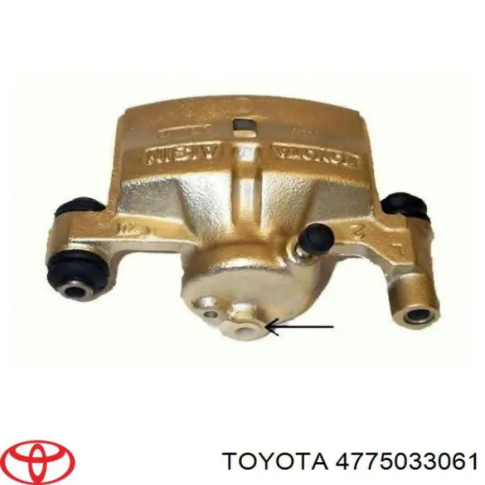Do koszyka 4775033061 Toyota Zacisk hamulcowy tylny lewy