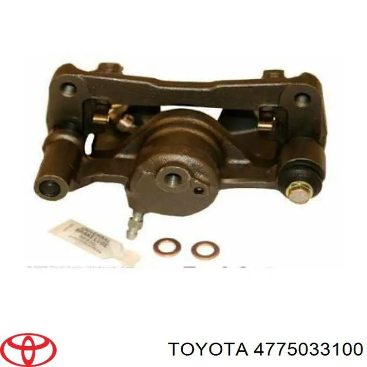 Do koszyka 4775033100 Toyota Zacisk hamulcowy tylny lewy