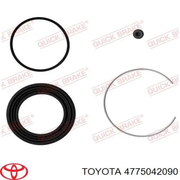 Zacisk hamulcowy przedni lewy Toyota 4775042090 cena, od 80,02 USD