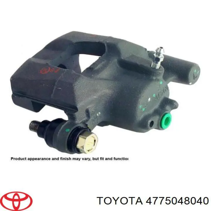 Do koszyka 4775048040 Toyota Zacisk hamulcowy tylny lewy