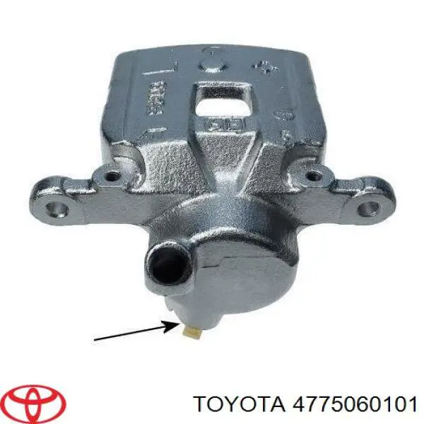 Do koszyka 4775060101 Toyota Zacisk hamulcowy tylny lewy