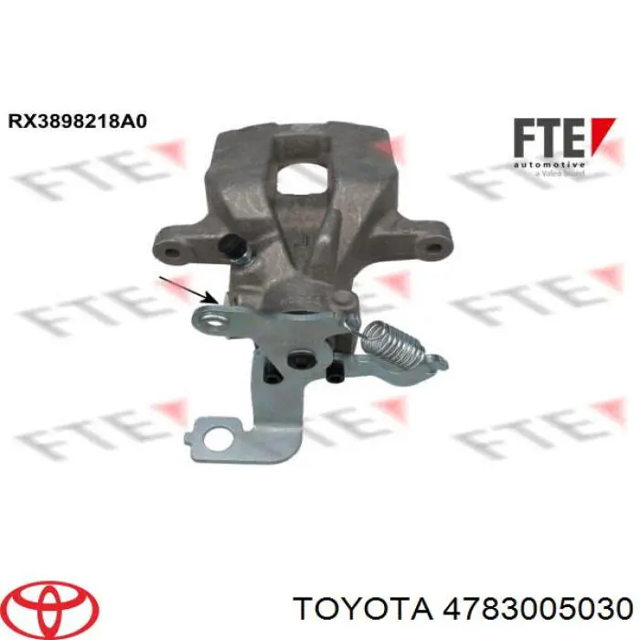 4783005030 Toyota Zacisk hamulcowy tylny prawy