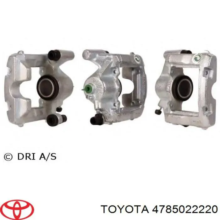 Do koszyka 4785022221 Toyota Zacisk hamulcowy tylny lewy