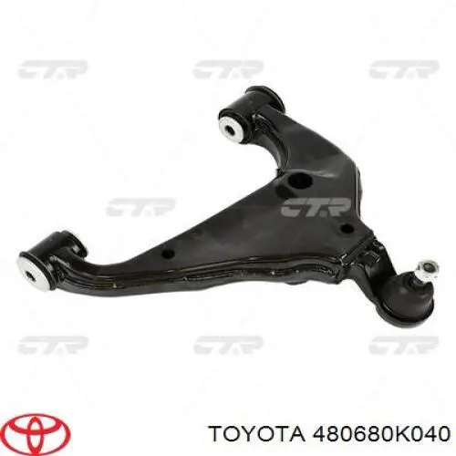 Wahacz zawieszenia przedniego dolny prawy Toyota 480680K040 cena, od 109,90 USD