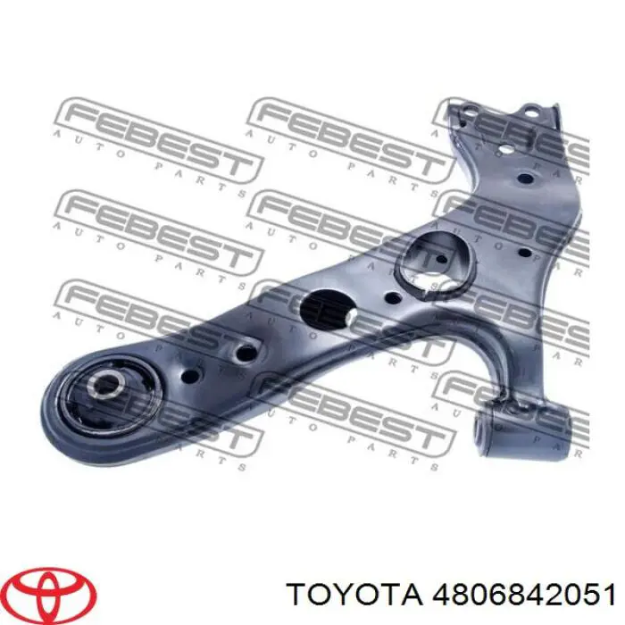 Wahacz zawieszenia przedniego dolny prawy Toyota 4806842051 cena, od 88,31 USD