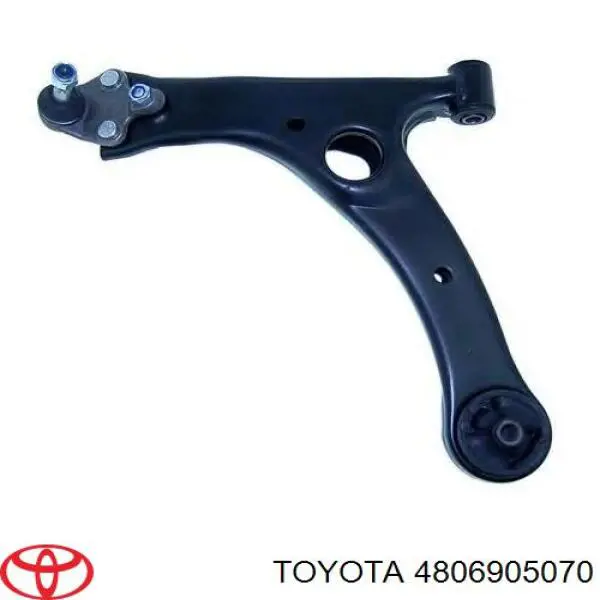 4806905070 Toyota Wahacz zawieszenia przedniego dolny lewy