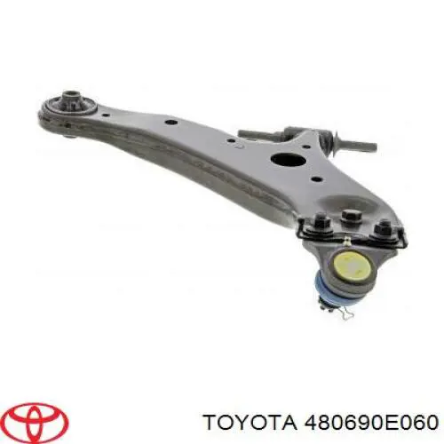 480690E060 Toyota Wahacz zawieszenia przedniego dolny lewy