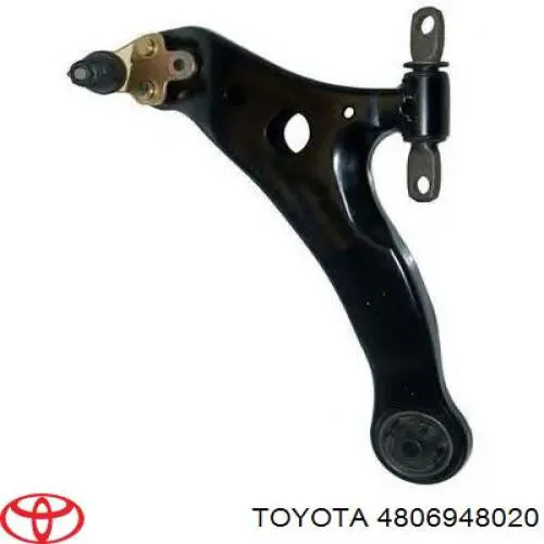 Wahacz zawieszenia przedniego dolny lewy Toyota 4806948020 cena, od 77,93 USD