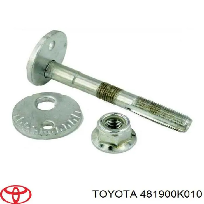 Do koszyka 481900K010 Toyota Śruba mocowania wahacza przedniego, dolnego