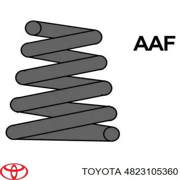 Sprężyna tylna 4823105360 Toyota