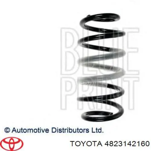 Sprężyna tylna Toyota 4823142160 cena, od 41,37 USD