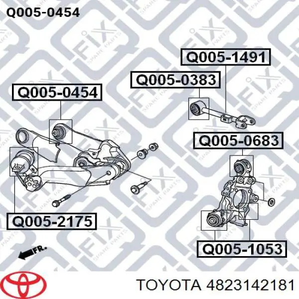 Do koszyka 4823142180 Toyota Sprężyna tylna