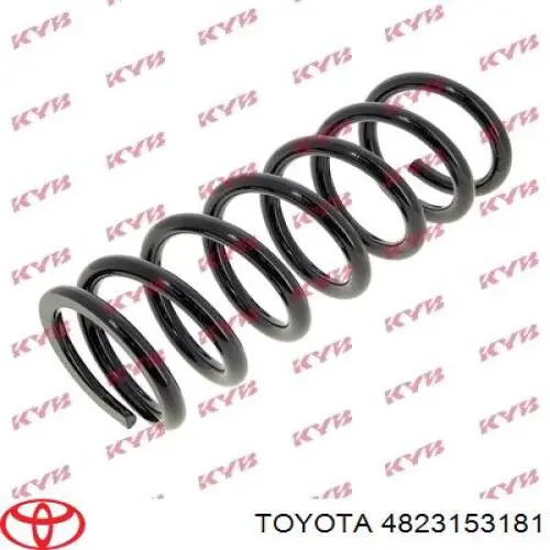 Sprężyna tylna Toyota 4823153181 cena, od 87,13 USD