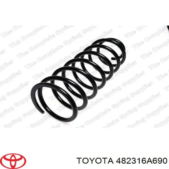 Sprężyna tylna Toyota 482316A690 cena, od 83,98 USD