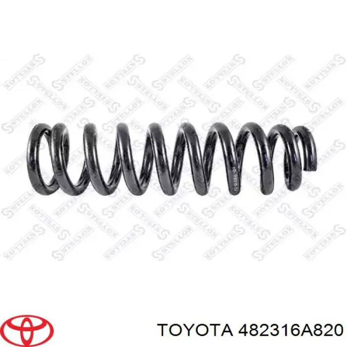 Sprężyna tylna Toyota 482316A820 cena, od 105,15 USD