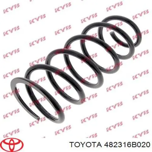 Sprężyna tylna 482316B020 Toyota