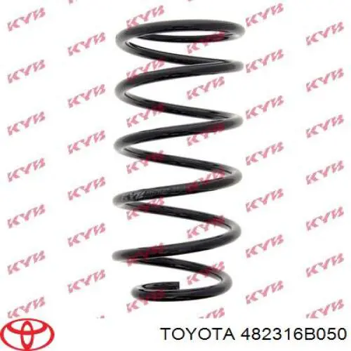 Sprężyna tylna Toyota 482316B050 cena, od 59,92 USD