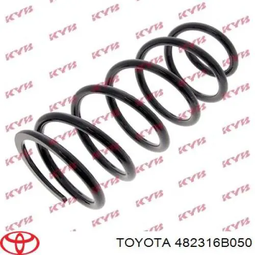 Do koszyka 482316B050 Toyota Sprężyna tylna