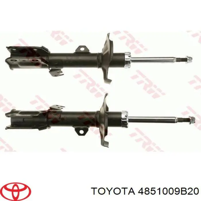Do koszyka 4851009B20 Toyota Amortyzator przedni prawy