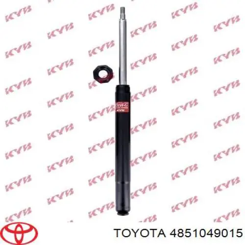 Do koszyka 4851049015 Toyota Amortyzator przedni prawy