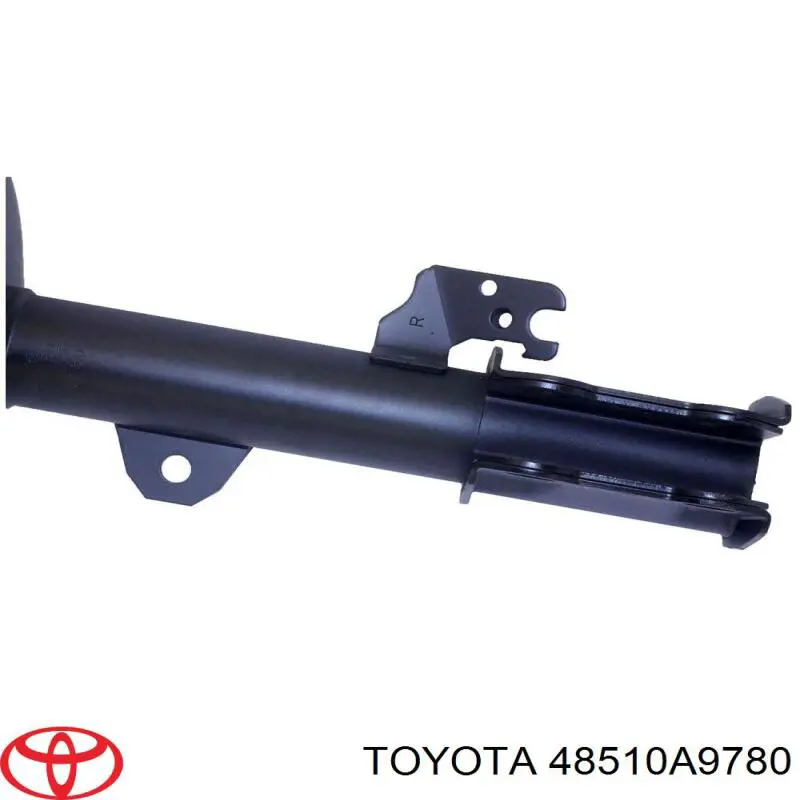 Do koszyka 48510A9880 Toyota Amortyzator przedni prawy