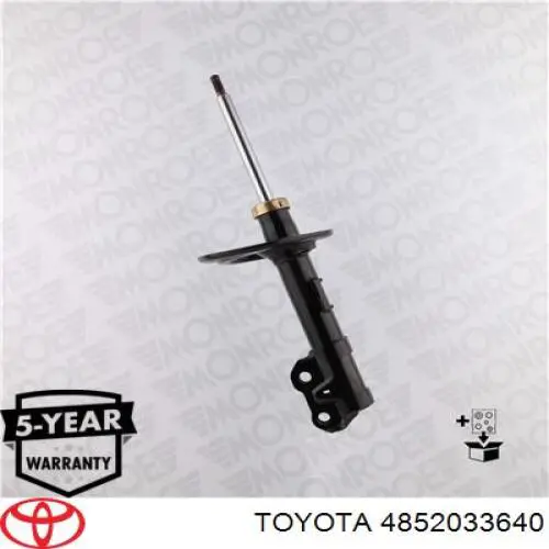 Do koszyka 4852033640 Toyota Amortyzator przedni lewy