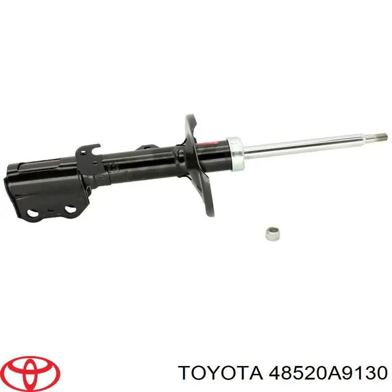 Do koszyka 48520A9130 Toyota Amortyzator przedni lewy