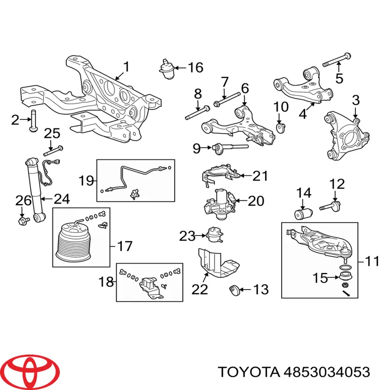  Amortyzator tylny Toyota Sequoia 