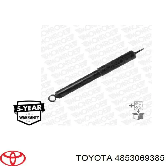 Amortyzator tylny prawy Toyota 4853069385 cena, od 39,95 USD