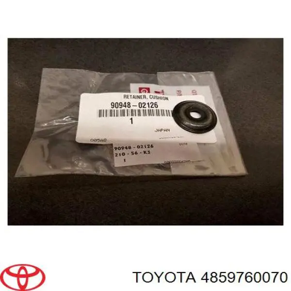 4859760070 Toyota podkładka tulei trzpienia amortyzatora tylnego