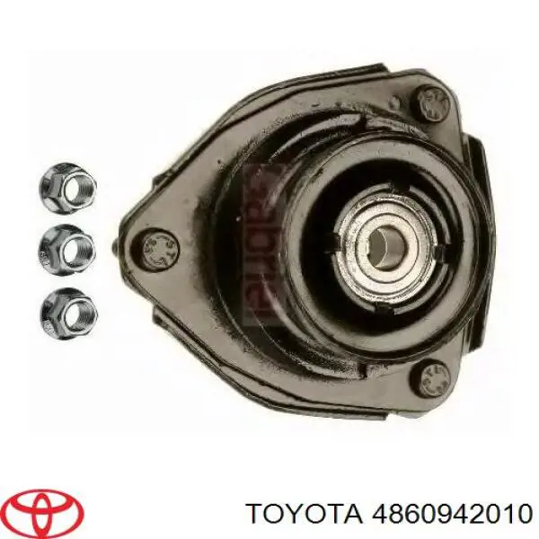 Poduszka amortyzatora przedniego 4860942010 Toyota
