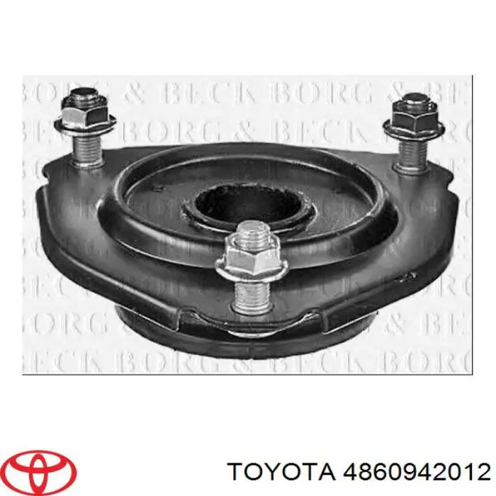 Poduszka amortyzatora przedniego 4860942012 Toyota