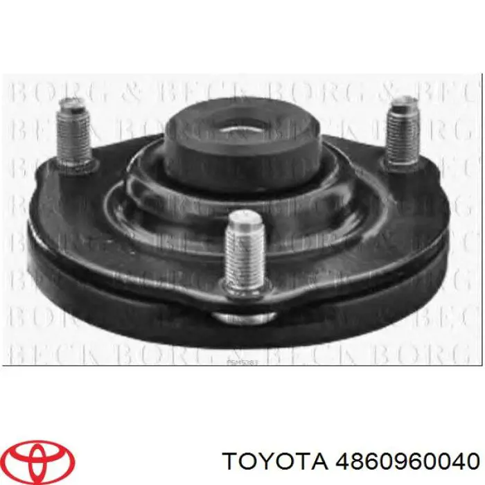 4860960040 Toyota Poduszka amortyzatora przedniego