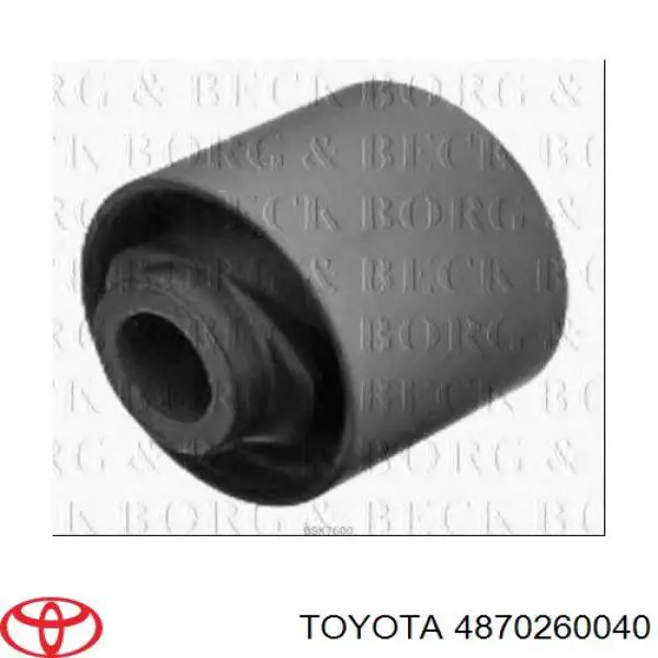 Do koszyka 4870260040 Toyota Silentblock wahacza podłużnego tylnego dolnego