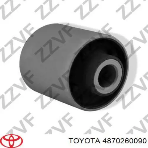 Do koszyka 4870260090 Toyota Silentblock wahacza podłużnego tylnego górnego
