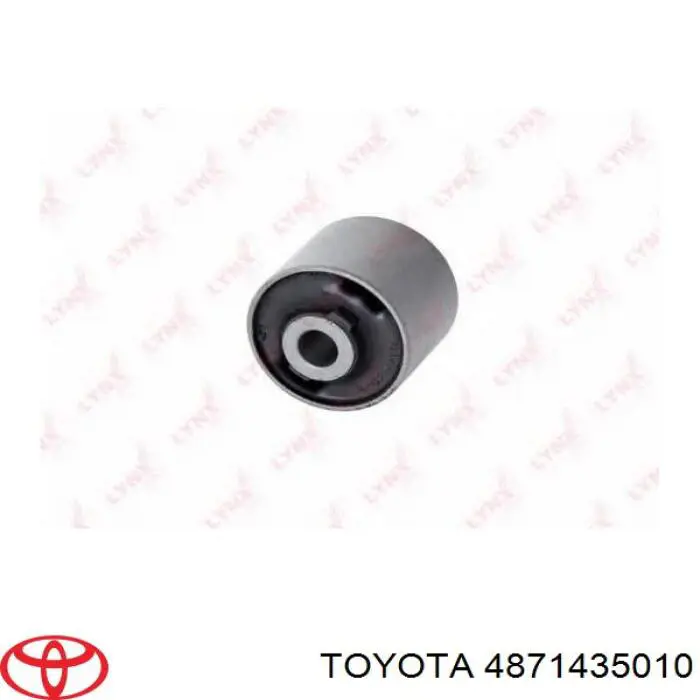 Silentblock wahacza podłużnego tylnego górnego Toyota 4871435010 cena, od 9,56 USD