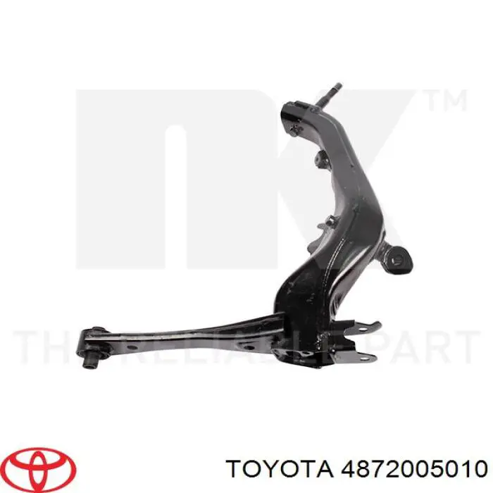 Wahacz zawieszenia tylnego dolny lewy Toyota 4872005011 cena, od 112,56 USD