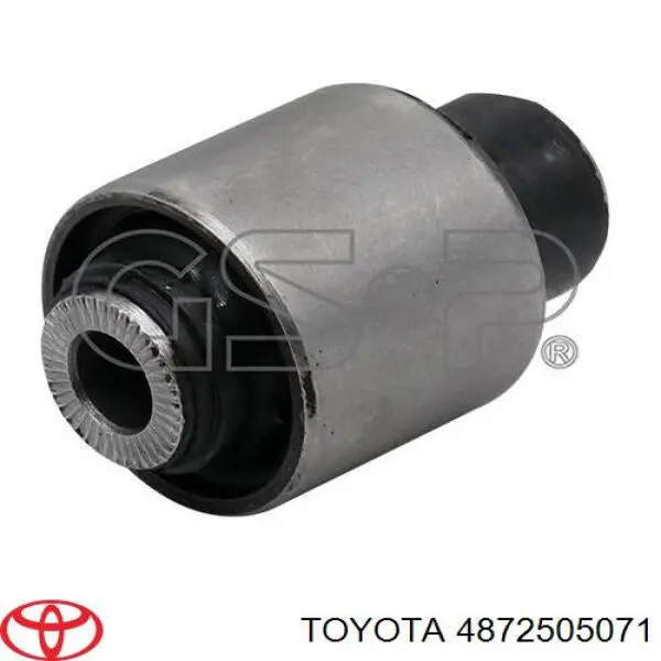 Do koszyka 4872505071 Toyota Silentblock wahacza tylnego dolnego
