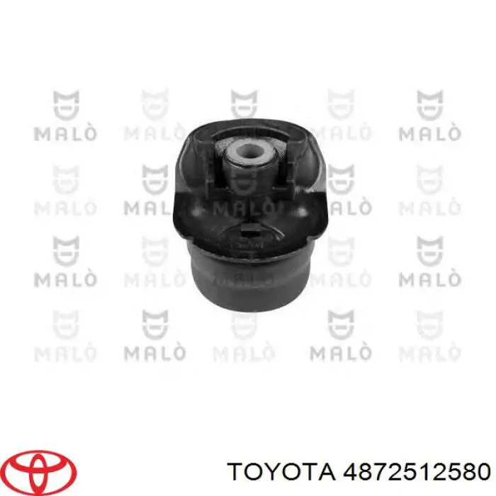 Do koszyka 4872512580 Toyota Silentblock tylnej belki