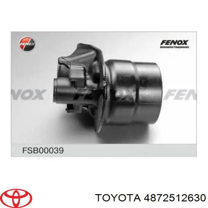 Do koszyka 4872512630 Toyota Silentblock tylnej belki