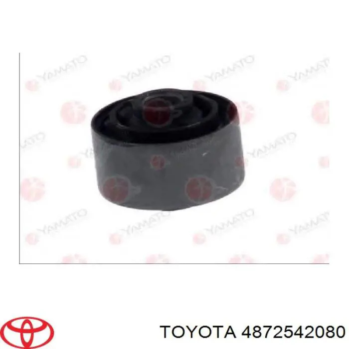 Do koszyka 4872542080 Toyota Silentblock tylnego wahacza podłużnego przedni